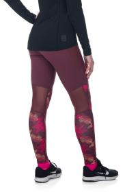 Kilpi LIGANO-W tmavo červené dámske legíny