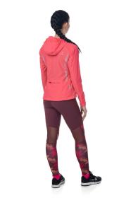 Kilpi LIGANO-W tmavo červené dámske legíny