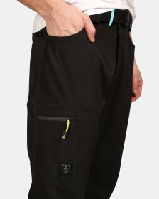 KILPI LIGNE-M Čierne pánske outdoorové nohavice