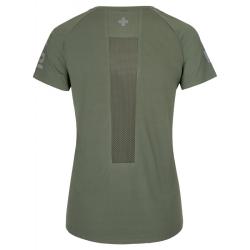 Kilpi LIMED-W khaki dámské funkční tričko
