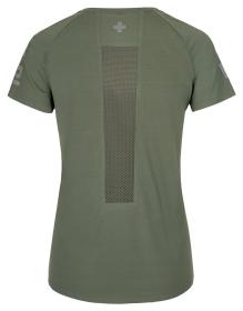 Kilpi LIMED-W khaki dámské funkční tričko