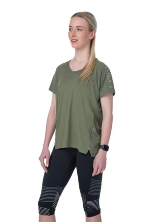 Kilpi LIMED-W khaki dámské funkční tričko