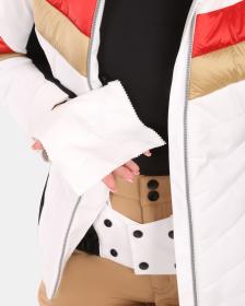 KILPI LIN-W Biela dámska lyžiarska bunda