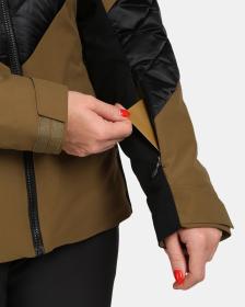 KILPI LIN-W Khaki dámská lyžařská bunda
