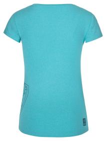 Kilpi LISMAIN-W tyrkysové dámske tričko