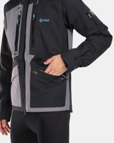 KILPI TD ARCHER-M Černá pánská hardshellová bunda