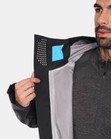 KILPI TD ARCHER-M Černá pánská hardshellová bunda