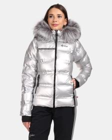 KILPI LTD SIRIUS-W Stříbrná dámská zimní bunda KILPI LTD SIRIUS-W Stříbrná dámská zimní bunda