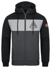 KILPI LYNGE-M Tmavě šedá pánská mikina