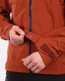 KILPI MAMBA-M Hnědá pánská hardshellová nepromokavá bunda