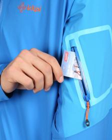 KILPI MAMBA-M Modrá pánska hardshellová nepremokavá bunda