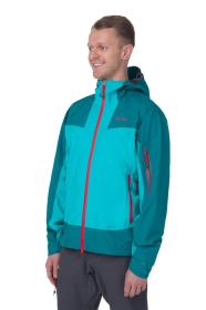 Kilpi MAMBA-M tyrkysová pánská outdoorová bunda