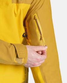 KILPI MAMBA-M Zlatá pánská outdoorová bunda