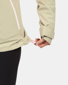 KILPI MAMBA-W Béžová dámská hardshellová nepromokavá bunda