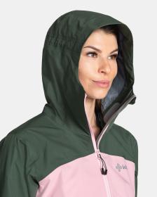 KILPI MAMBA-W Světle růžová dámská nepromokavá outdoorová bunda