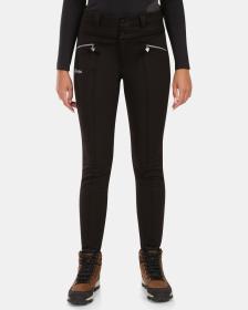 KILPI MAURA-W Černé dámské lyžařské softshellové kalhoty KILPI MAURA-W Černé dámské lyžařské softshellové kalhoty