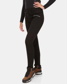 KILPI MAURA-W Černé dámské lyžařské softshellové kalhoty