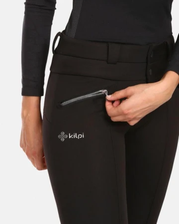 KILPI MAURA-W Černé dámské softshellové kalhoty
