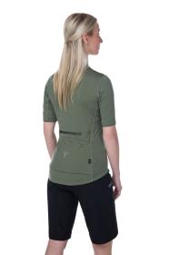 Kilpi MEARIL-W khaki dámsky cyklistický dres