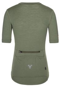 Kilpi MEARIL-W khaki dámsky cyklistický dres