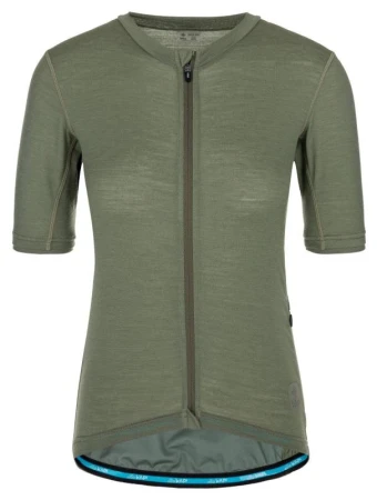Kilpi MEARIL-W khaki dámský cyklistický dres