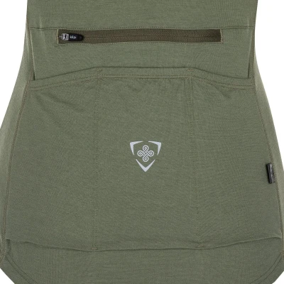 Kilpi MEARIL-W khaki dámský cyklistický dres