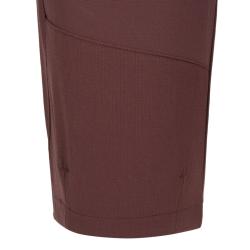 Kilpi MEEDIN-W tmavě červené dámské outdoorové 3/4 kalhoty