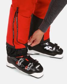 KILPI METHONE-M Červené pánské lyžařské kalhoty