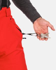 KILPI METHONE-M Červené pánské lyžařské kalhoty