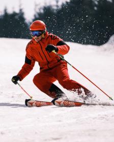 KILPI METHONE-M Červené pánské lyžařské kalhoty