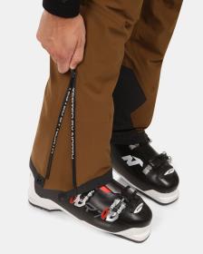 KILPI METHONE-M Hnědé pánské lyžařské kalhoty