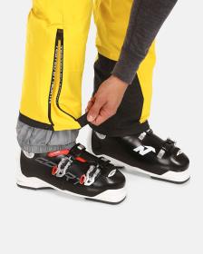 KILPI METHONE-M Žlté pánske lyžiarske nohavice