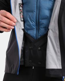 KILPI METRIX-M Černá pánská nepromokavá outdoorová bunda