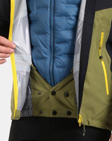 KILPI METRIX-M Zelená pánská nepromokavá outdoorová bunda