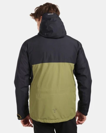 KILPI METRIX-M Zelená pánská nepromokavá outdoorová bunda