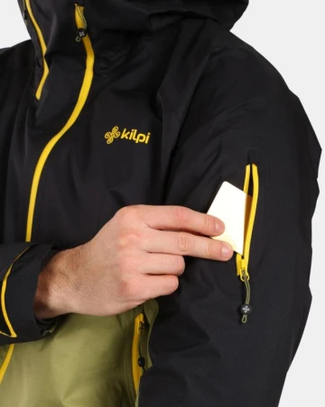 KILPI METRIX-M Zelená pánská nepromokavá outdoorová bunda