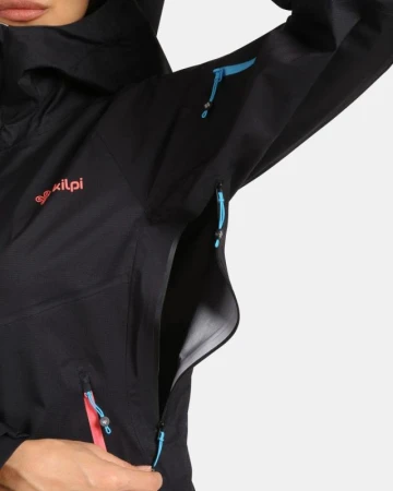 KILPI METRIX-W Černá dámská nepromokavá bunda