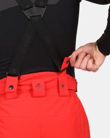 KILPI MIMAS-M Červené pánské lyžařské kalhoty