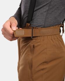 KILPI MIMAS-M Hnědé pánské lyžařské kalhoty