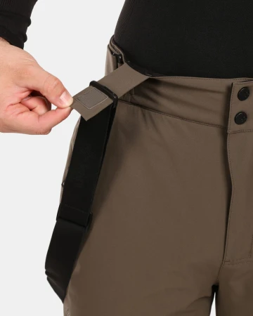 KILPI MIMAS-M Khaki pánské lyžařské kalhoty