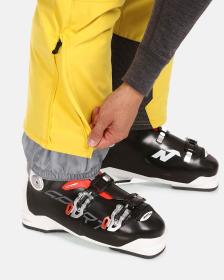 KILPI MIMAS-M Žluté pánské lyžařské kalhoty