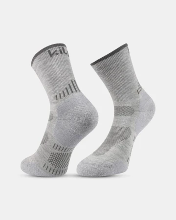 KILPI MIRIN-U Světle šedé unisex ponožky