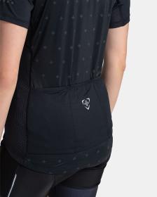 KILPI MOATE-W Černý dámský cyklistický dres
