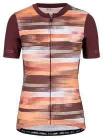 Kilpi MOATE-W tmavě červený dámský cyklistický dres
