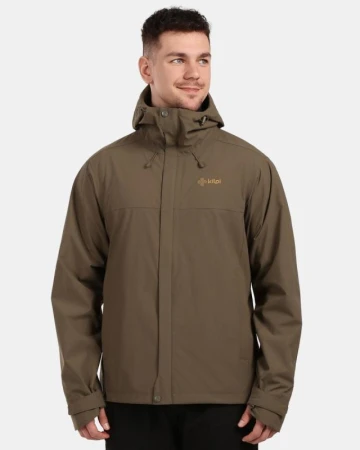 KILPI MONTANA-M Khaki pánská outdoorová bunda