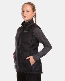 KILPI NAI-W Čierna dámska zateplená vesta