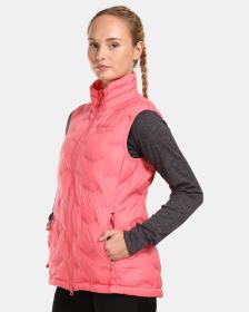 KILPI NAI-W Ružová dámska zateplená vesta