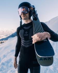 KILPI NATHAN-M Černé pánské termoprádlo