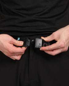 KILPI NAVIA-M Čierne pánske šortky