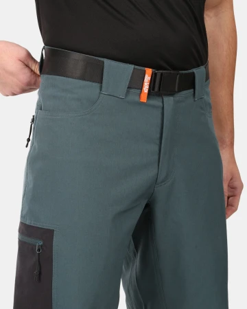 Kilpi NAVIA-M Tmavě zelené pánské outdoor šortky
